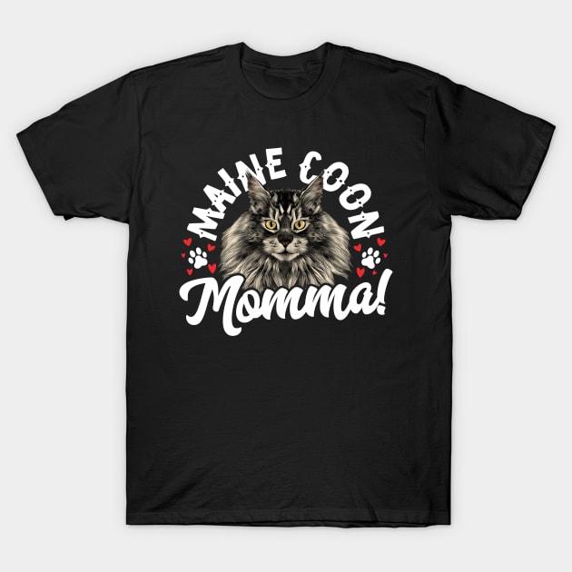 Maine Coon Momma! T-Shirt by thingsandthings